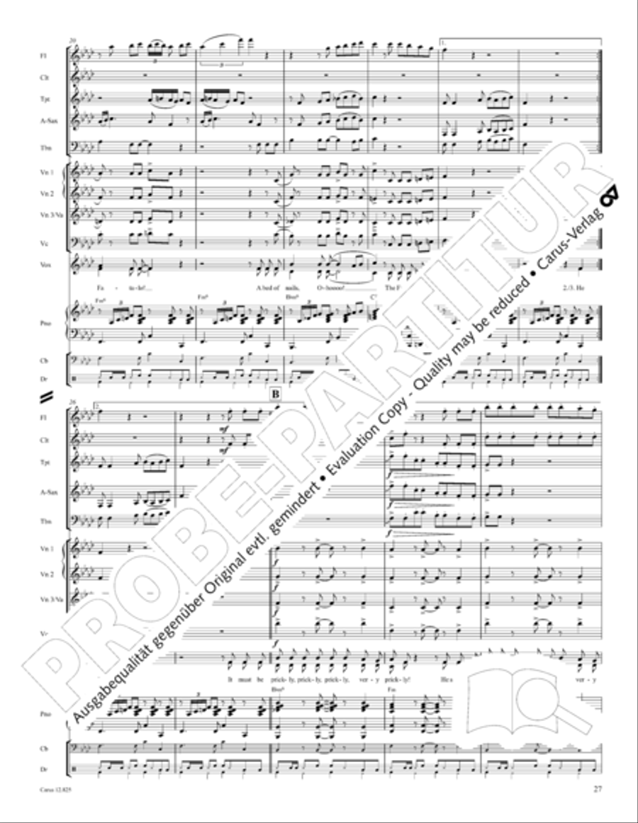Circus Allegro Choir scores gallery preview page 28