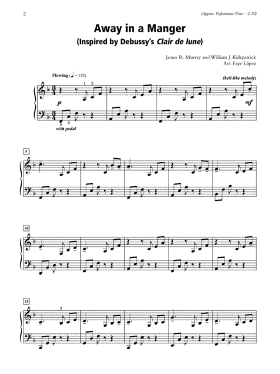 An Impressionistic Christmas Piano Solo scores gallery preview page 3