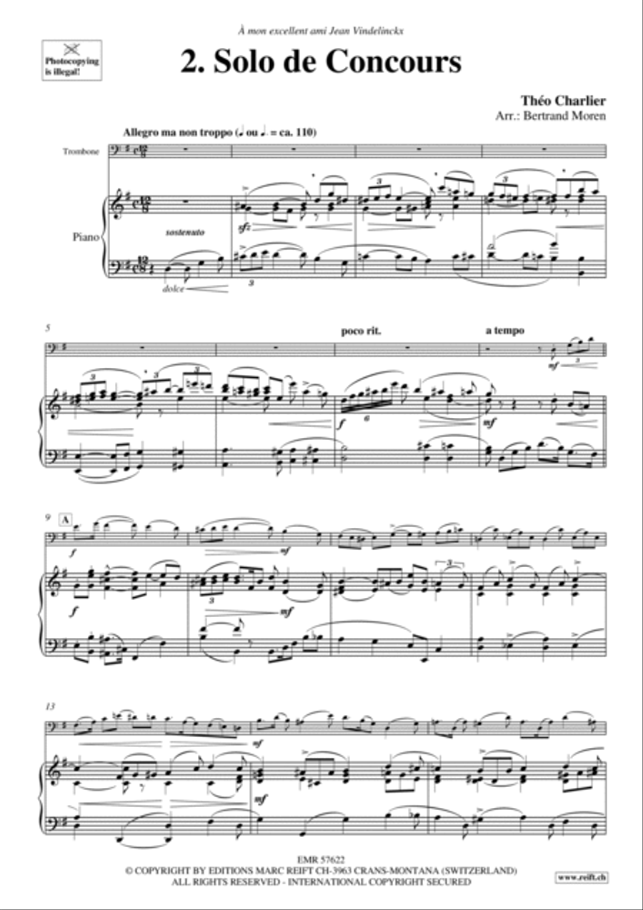 2. Solo de Concours 2. Solo de Concours Piano Accompaniment scores gallery preview page 4