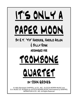 Book cover for It's Only A Paper Moon