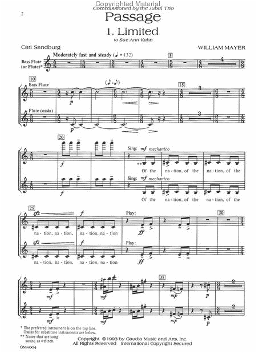 Passage Chamber Music scores gallery preview page 2