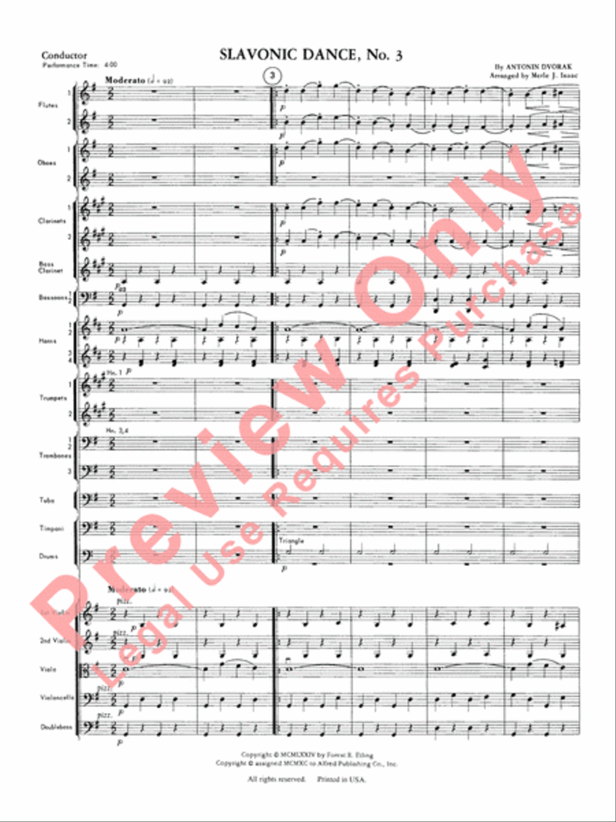 Slavonic Dance No. 3