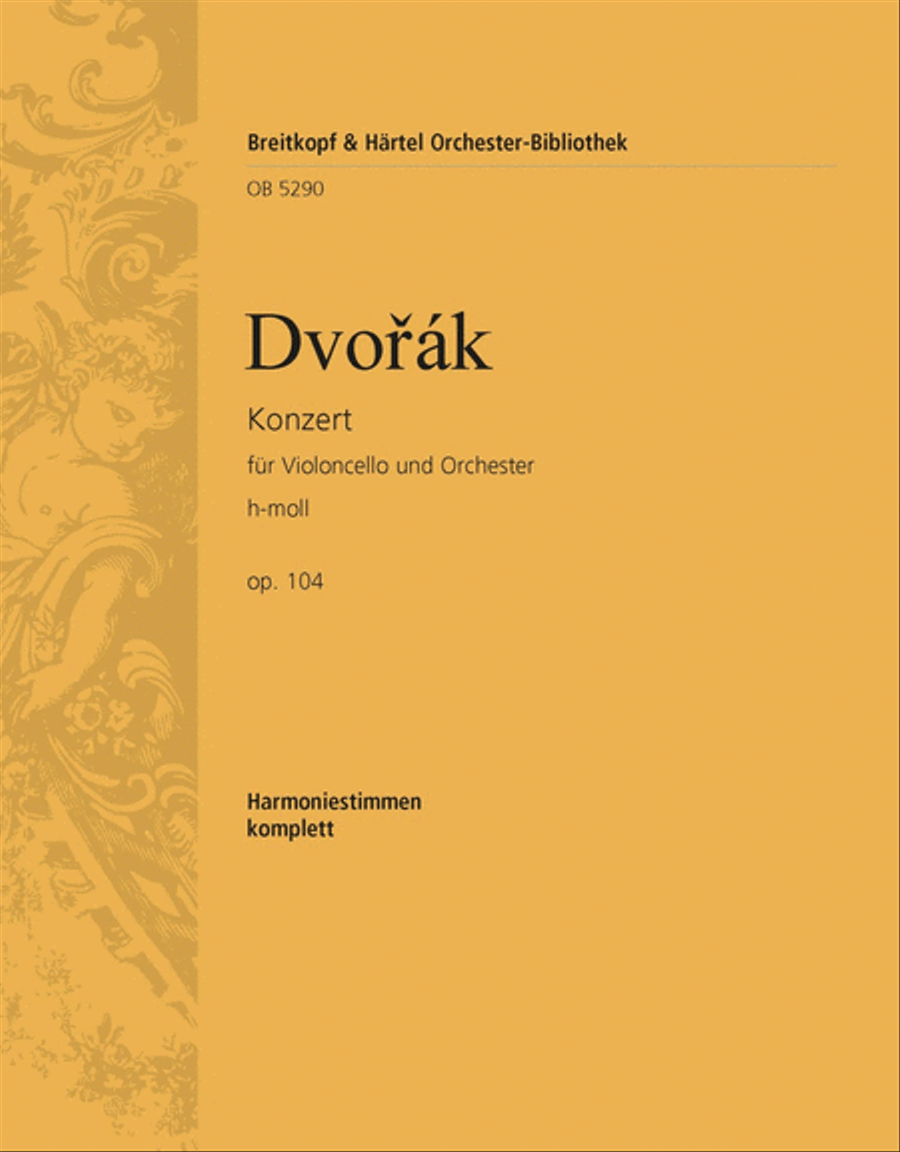 Violoncello Concerto in B minor Op. 104 Orchestra scores gallery preview page 1