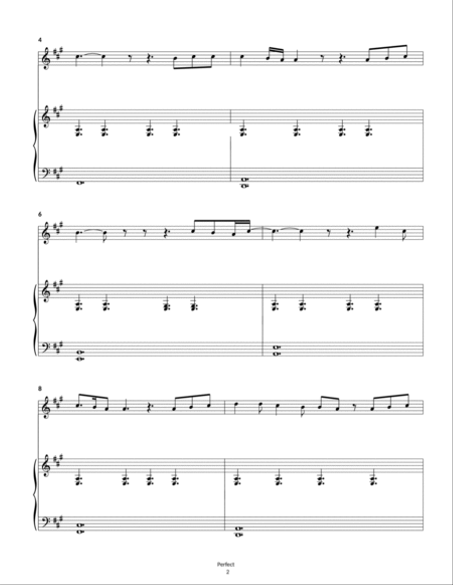Perfect Violin Solo scores gallery preview page 2
