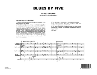Book cover for Blues by Five - Conductor Score (Full Score)