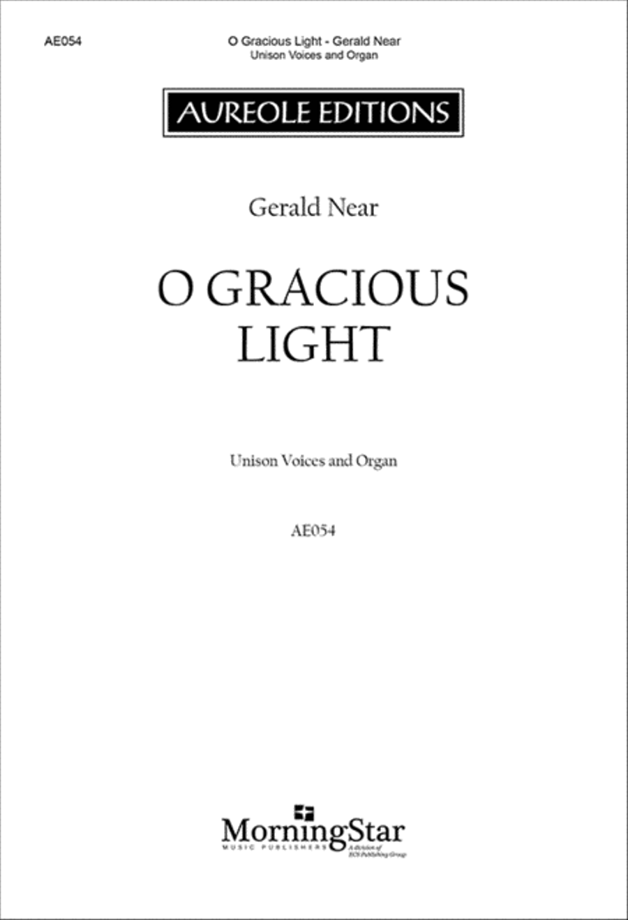 O Gracious Light Unison Choir scores gallery preview page 1