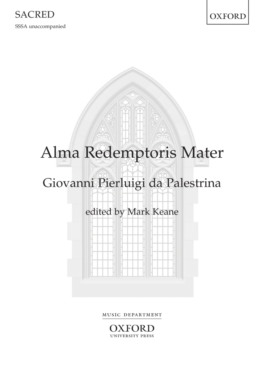 Book cover for Alma Redemptoris Mater