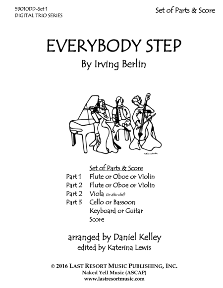 Everybody Step for Woodwind, String, or Piano Trio