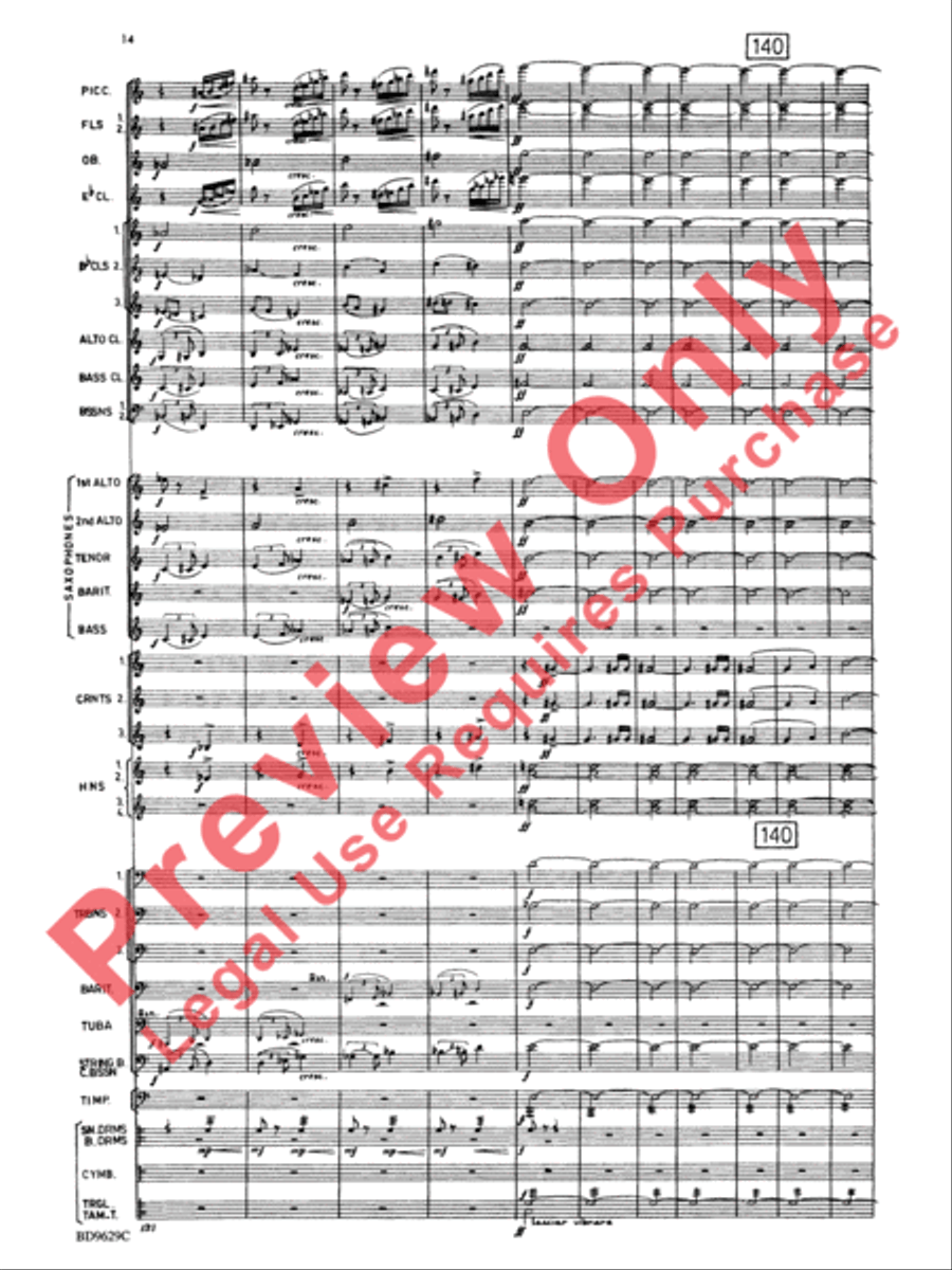 Fantasia for Band Fantasia for Band Concert Band scores gallery preview page 17