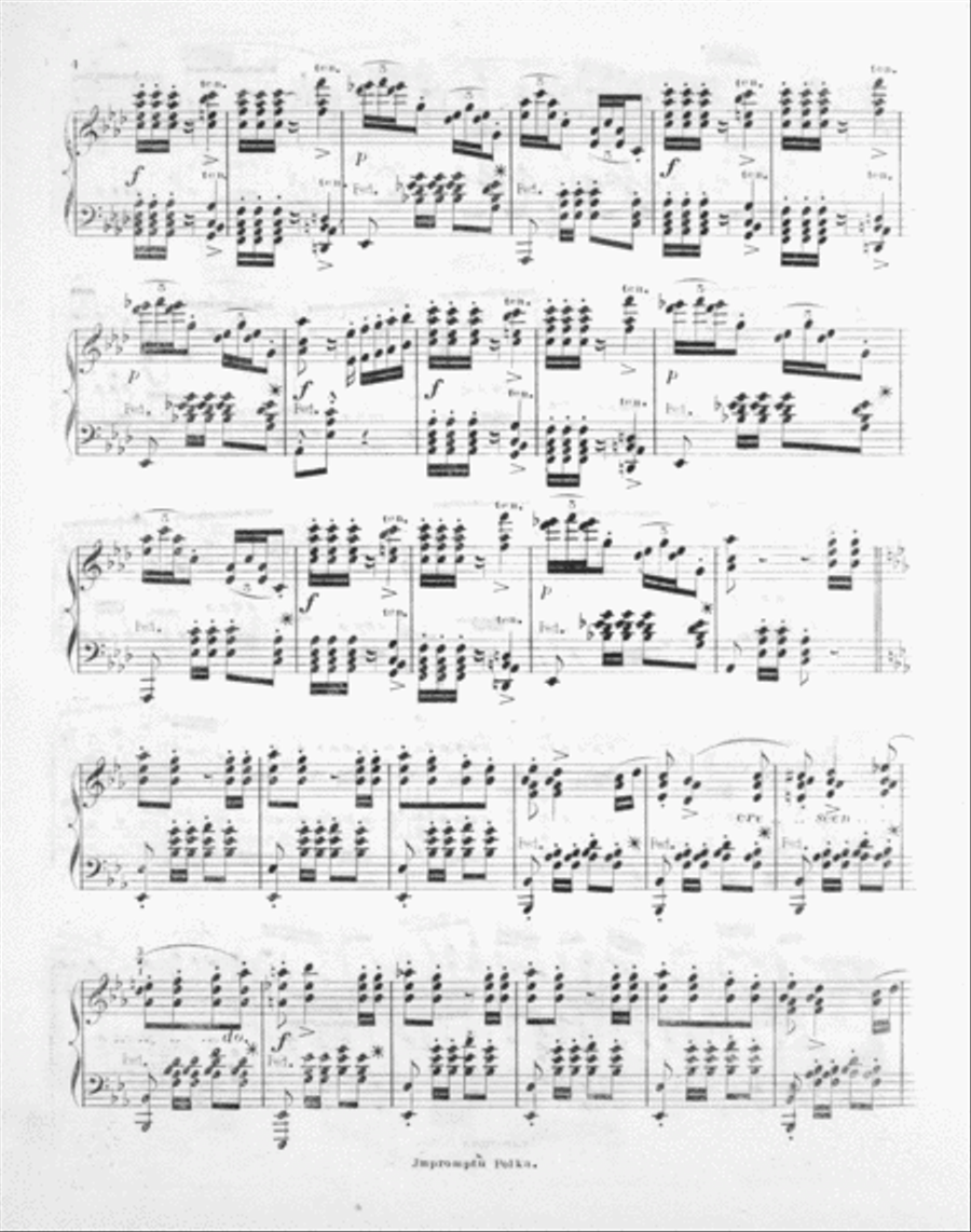 Impromptu Polka Piano Solo scores gallery preview page 4