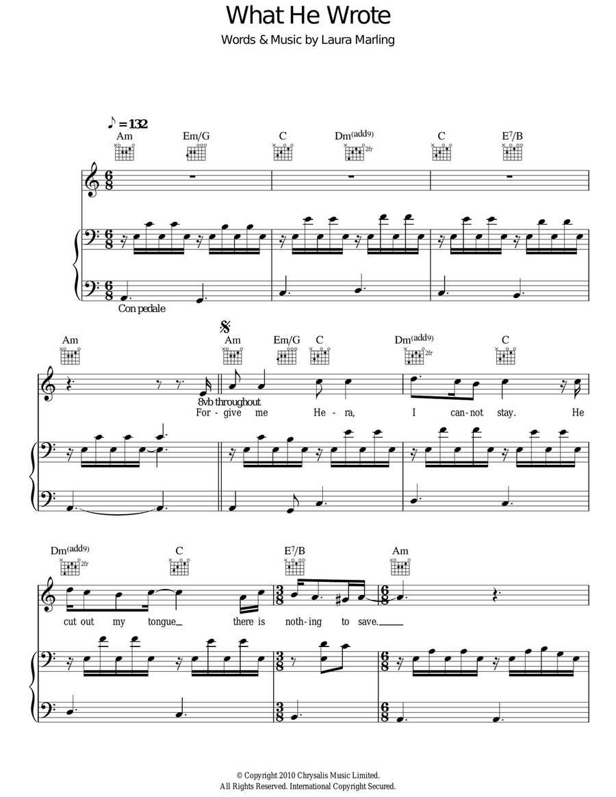 What He Wrote Acoustic Guitar scores gallery preview page 1