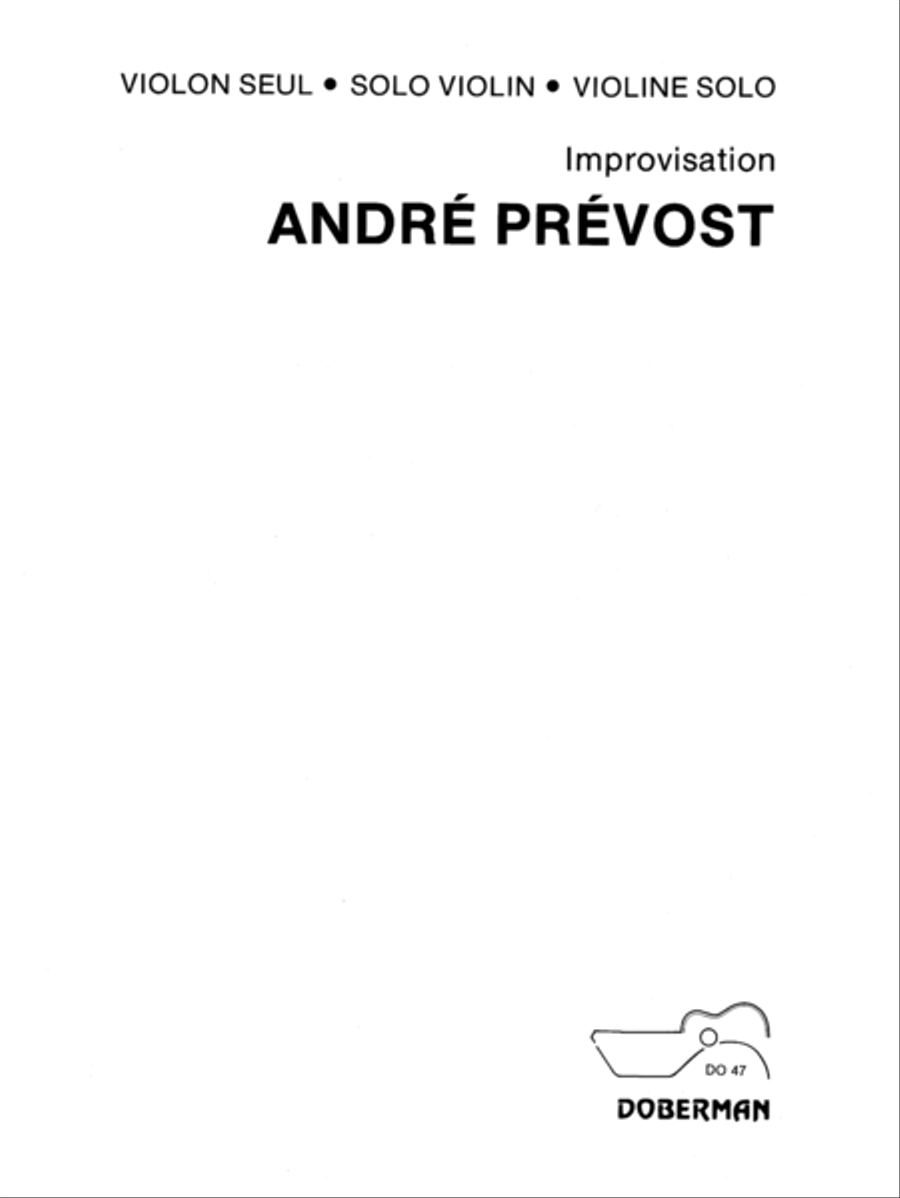 Improvisation Violin Solo scores gallery preview page 1