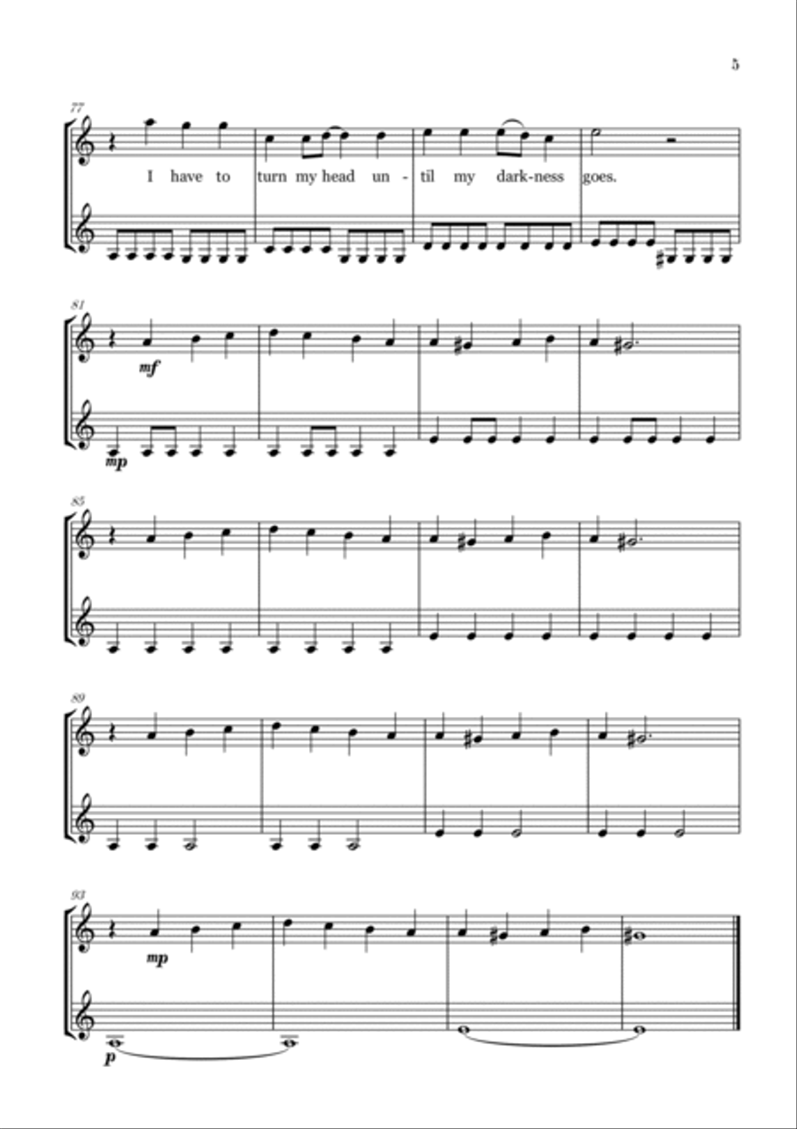 Paint It, Black String Duet scores gallery preview page 5