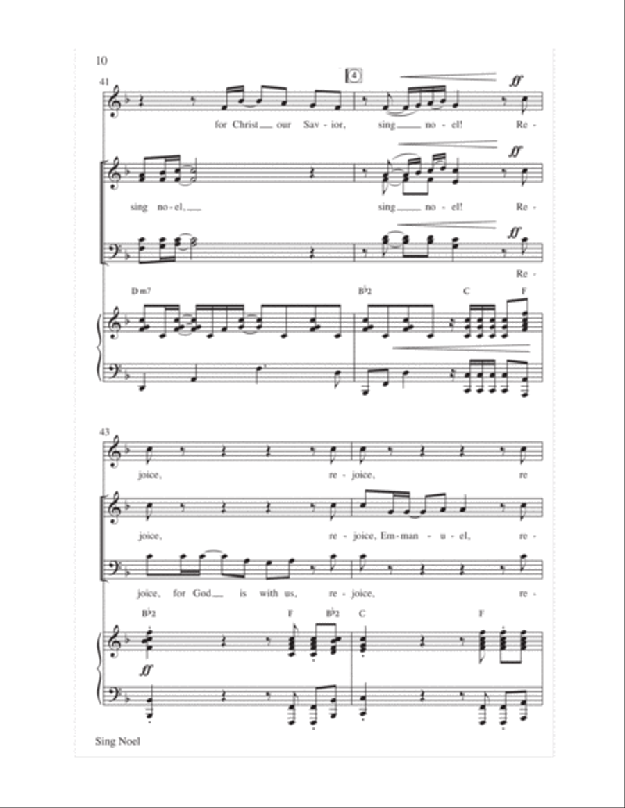 Sing Noel Sing Noel 4-Part scores gallery preview page 11