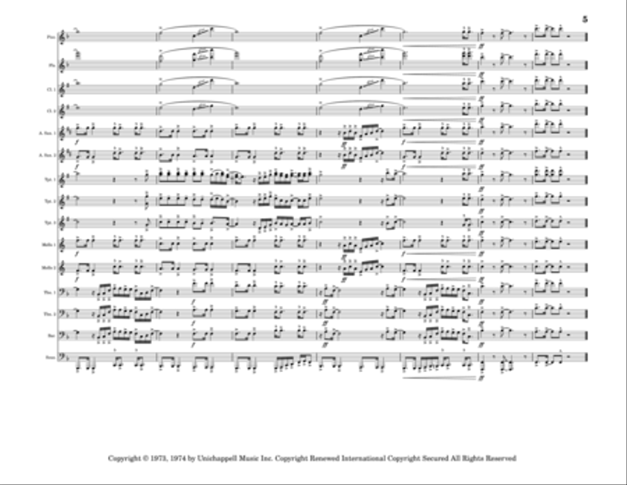 She's Gone She's Gone Marching Band scores gallery preview page 5