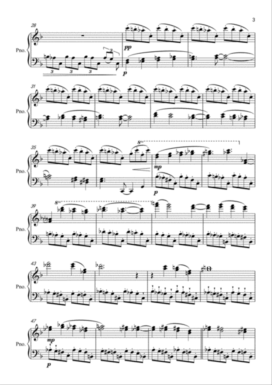 Snowflake Snowflake Piano Solo scores gallery preview page 3