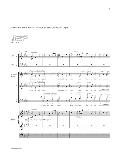 Earth and All Stars (Downloadable Full Score)
