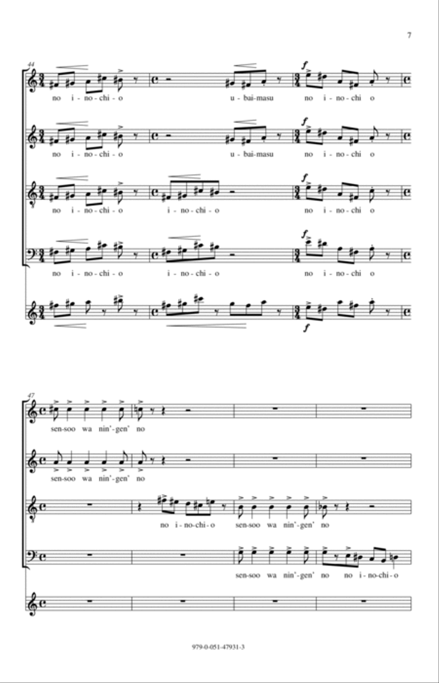 Sensoo 4-Part scores gallery preview page 5