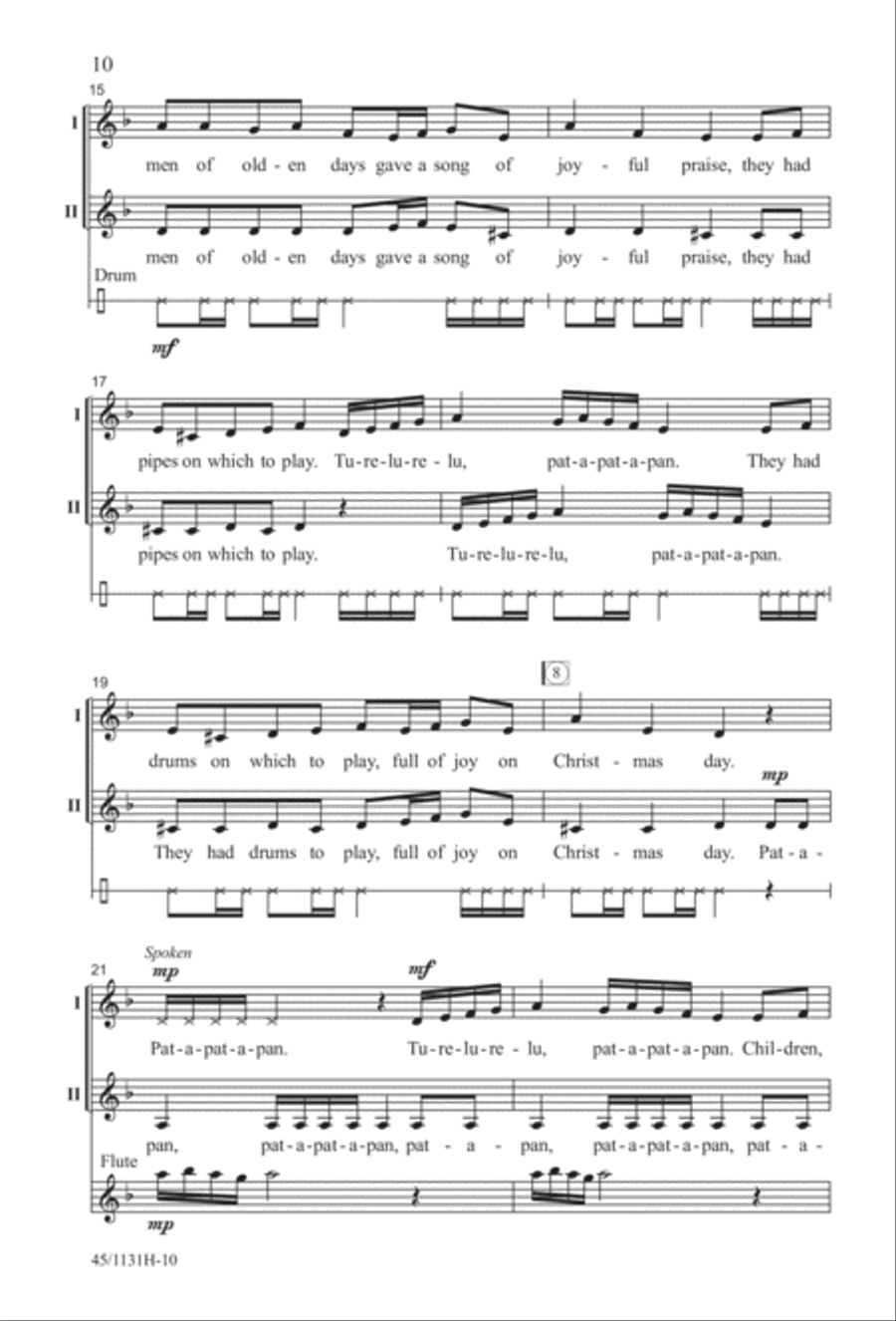 Singable Solutions for Winter Holidays 2-Part scores gallery preview page 10