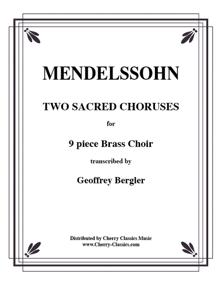 Two Sacred Choruses, Op. 115 image number null