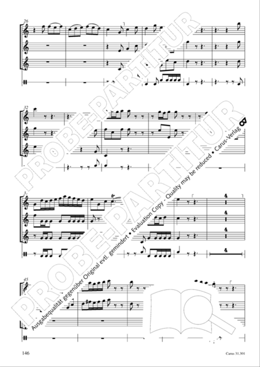 Bach for Brass 1: Cantatas I Voice scores gallery preview page 155