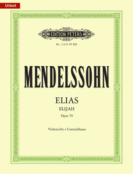 Elias (Elijah) Op. 70