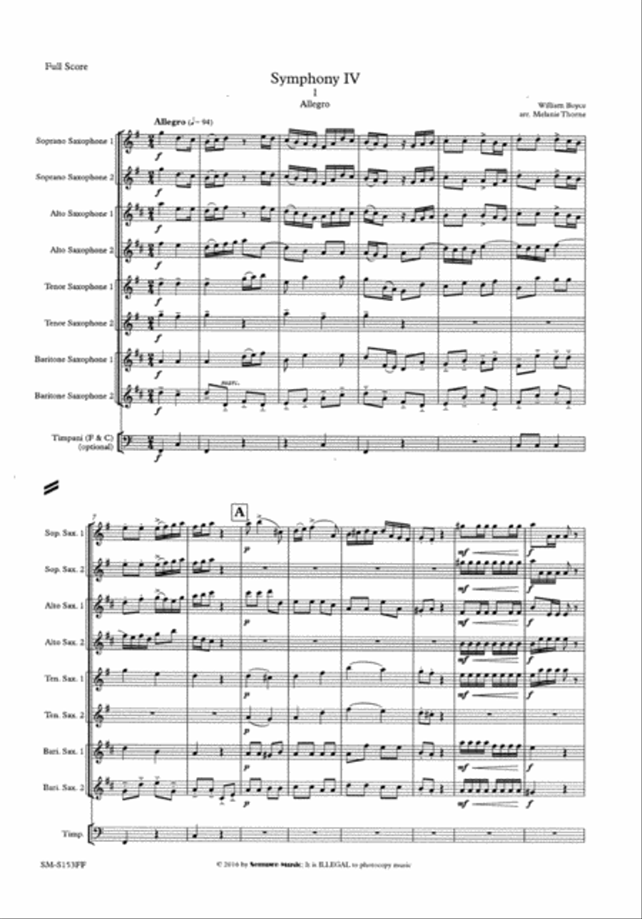 Symphony IV Chamber Music scores gallery preview page 2