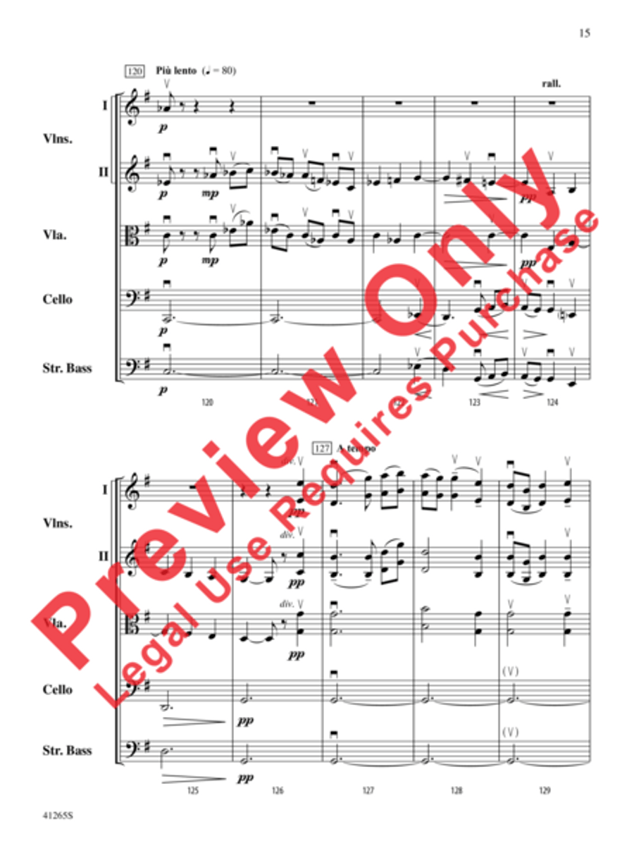 Country Song Country Song String Orchestra scores gallery preview page 16