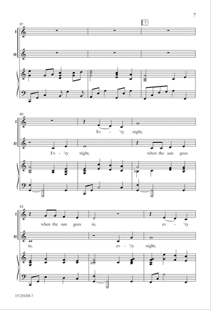 Angels Watching Over Me 2-Part scores gallery preview page 8