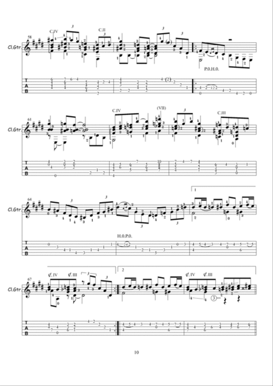 MONASTIC BLUES MONASTIC BLUES Electric Guitar scores gallery preview page 6
