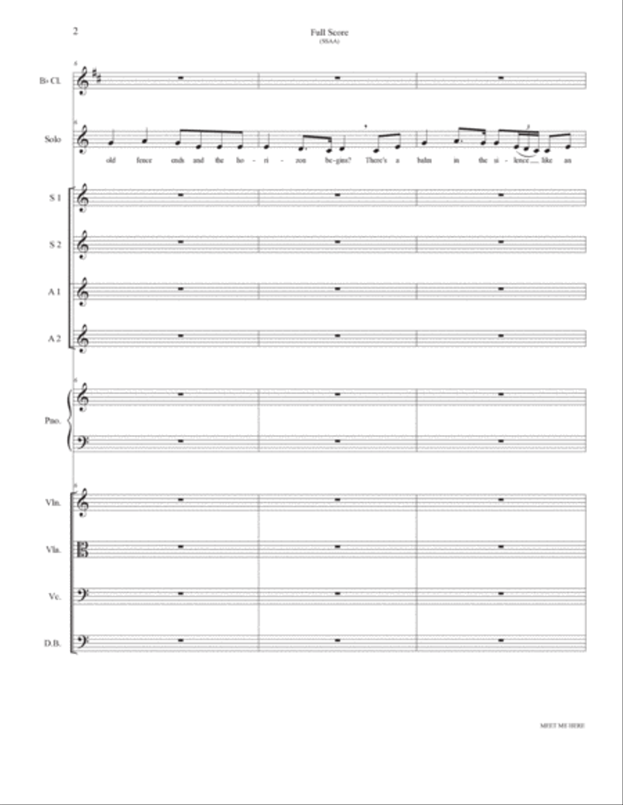 Meet Me Here SSA scores gallery preview page 2