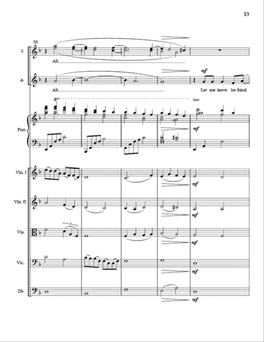 Flight (Full Score and Parts) SSA scores gallery preview page 12