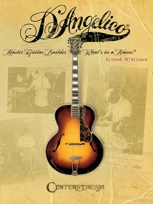 Book cover for Dangelico Master Guitar Builder