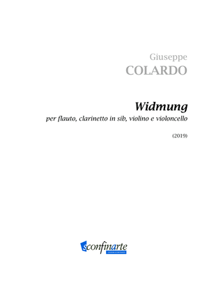 Giuseppe Colardo: WIDMUNG (ES-21-063) - Score Only