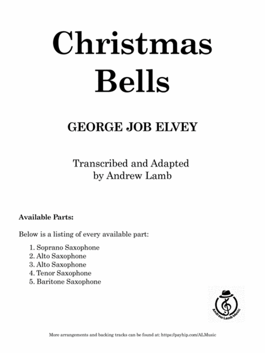 Christmas Bells (arr. for Saxophone Quintet) image number null