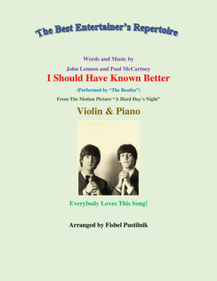 Book cover for I Should Have Known Better