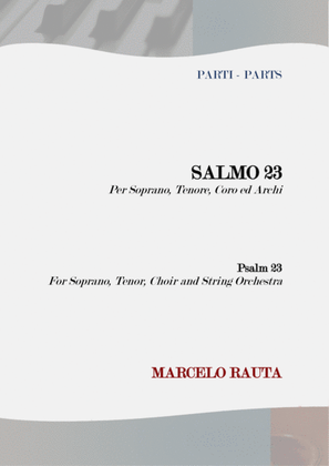Salmo 23 - Partes de coro e cordas (Psalm 23 - SET OF PARTS)