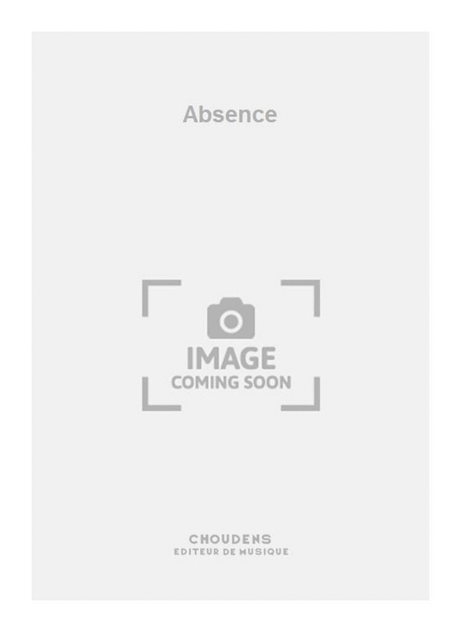 Absence Absence Voice Solo scores gallery preview page 1