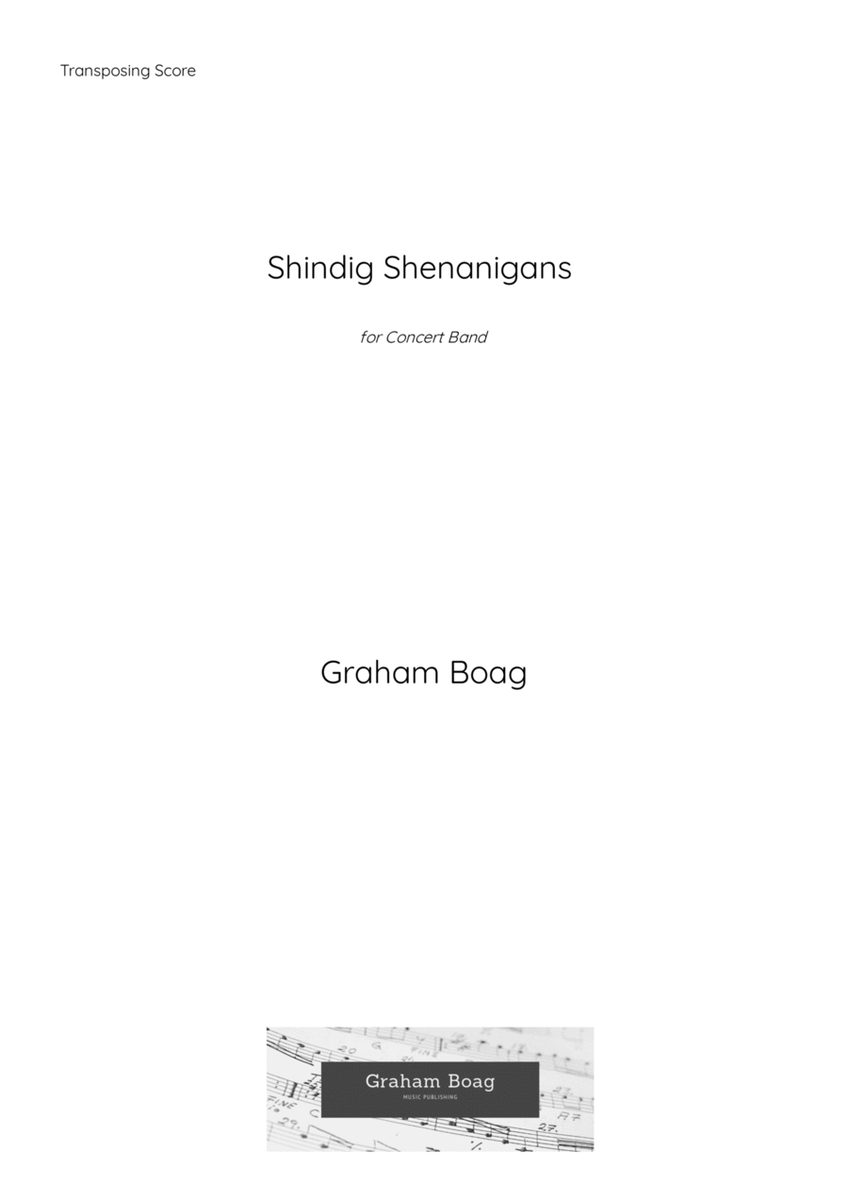 Shindig Shenanigans for Concert Band image number null