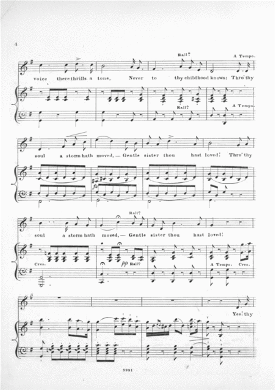 Sister Since I Met Thee Last. Song Voice scores gallery preview page 3