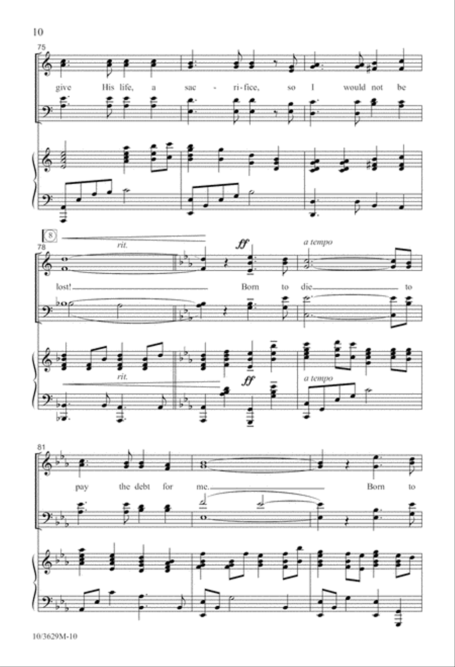 He Was Born to Die 4-Part scores gallery preview page 10