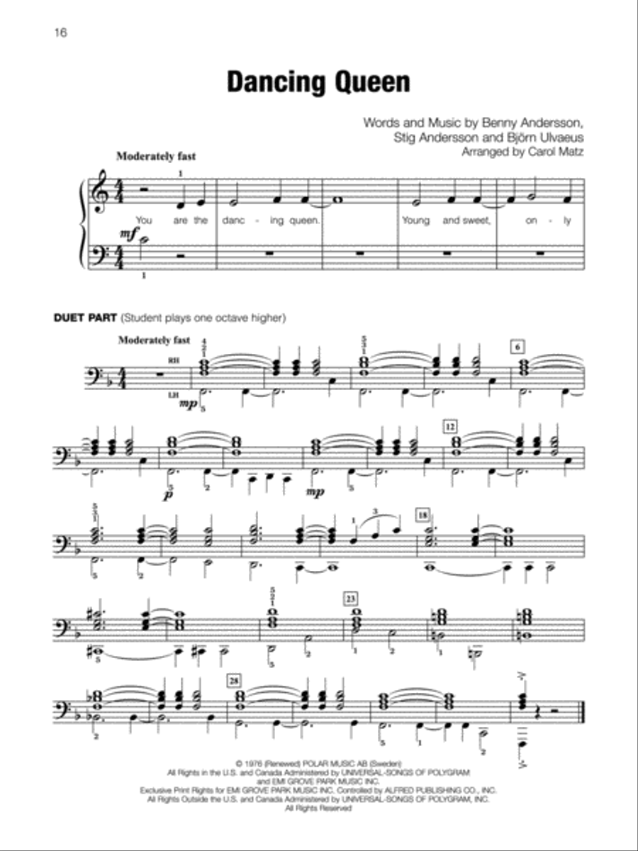 Famous & Fun for Adults -- Pop, Book 2 Piano Method scores gallery preview page 4