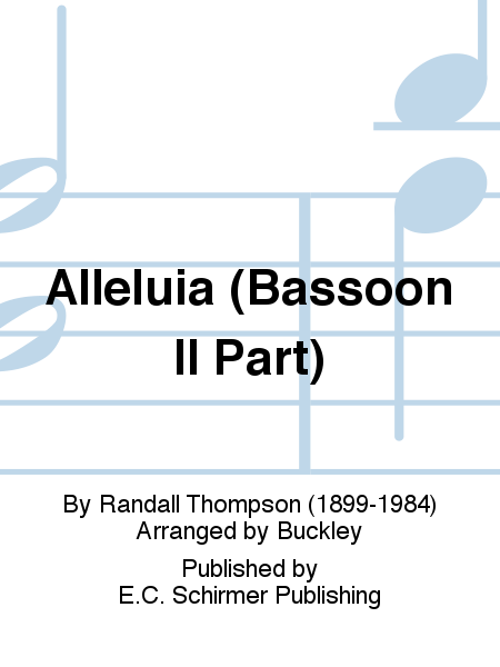 Alleluia (Bassoon II Replacement Part)