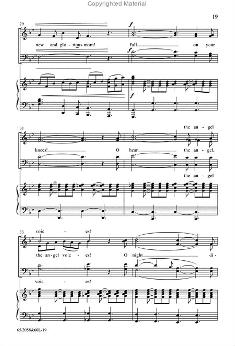 The Christmas Story - SATB Score with Performance CD 4-Part scores gallery preview page 13
