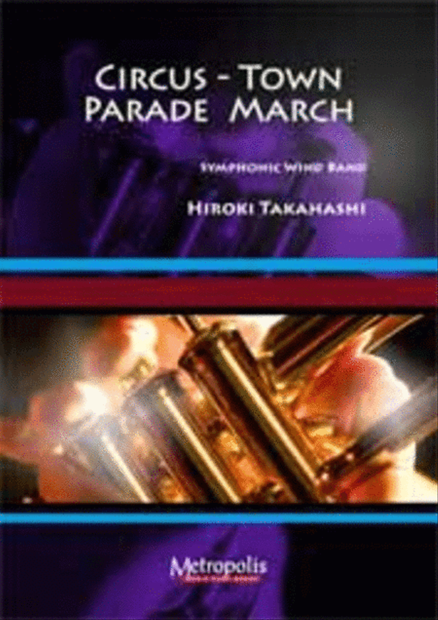 Circus Town Parade March for Wind Band Concert Band scores gallery preview page 1