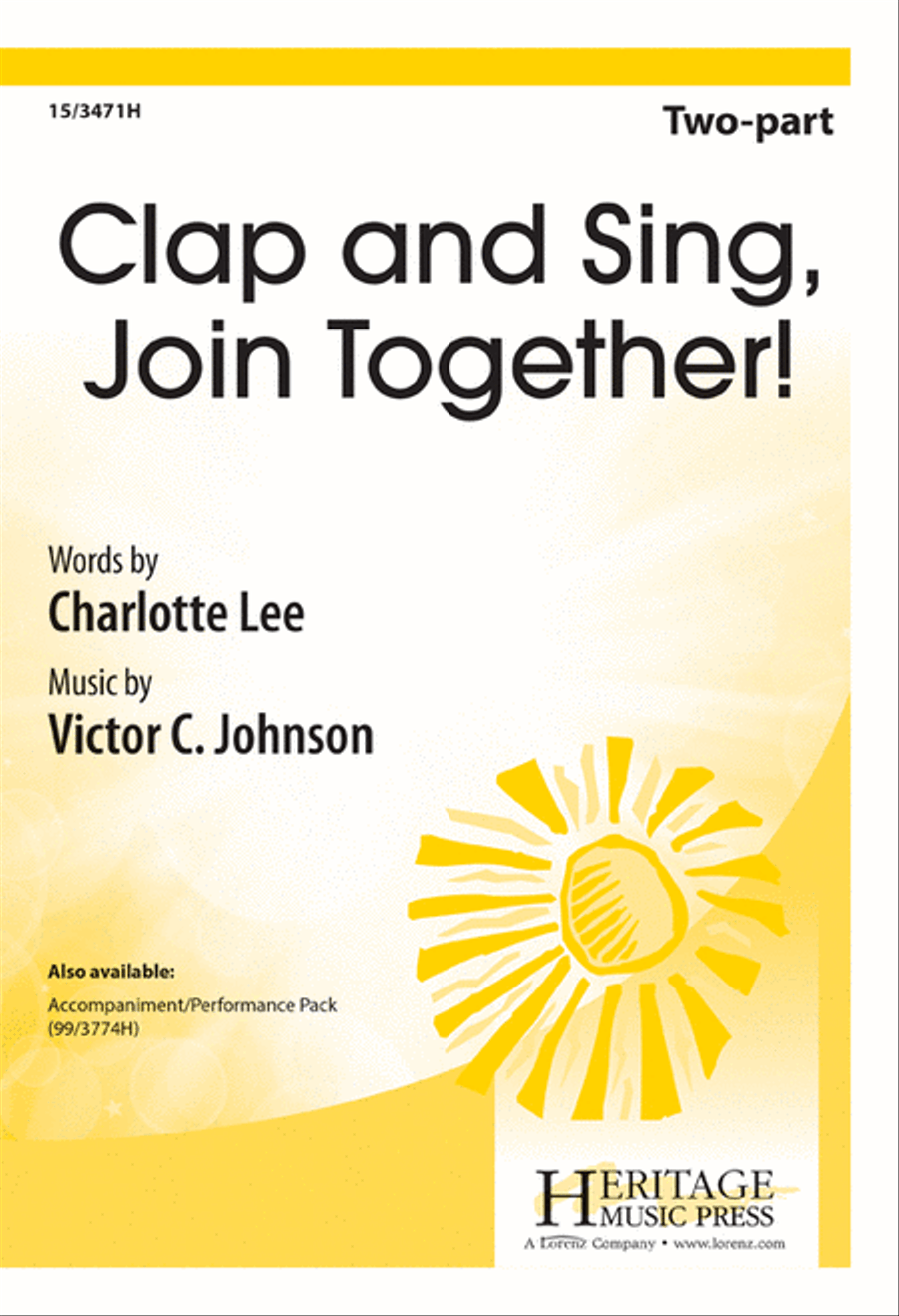 Clap and Sing, Join Together! 2-Part scores gallery preview page 1