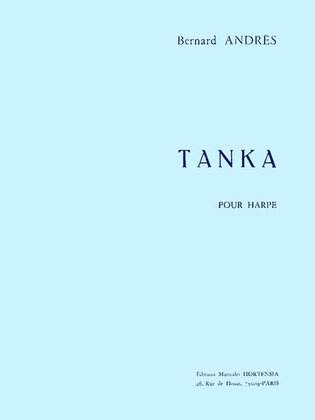 Book cover for Tanka (harp Solo)