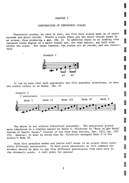 RAMON RICKER - Pentatonic Scales For Jazz Improvisation