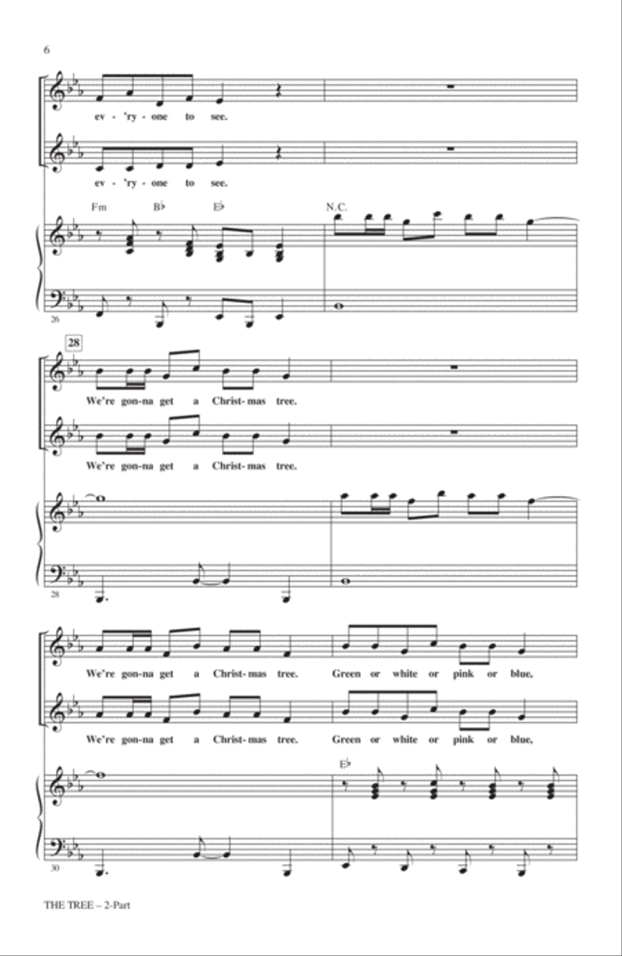 The Tree 2-Part scores gallery preview page 5