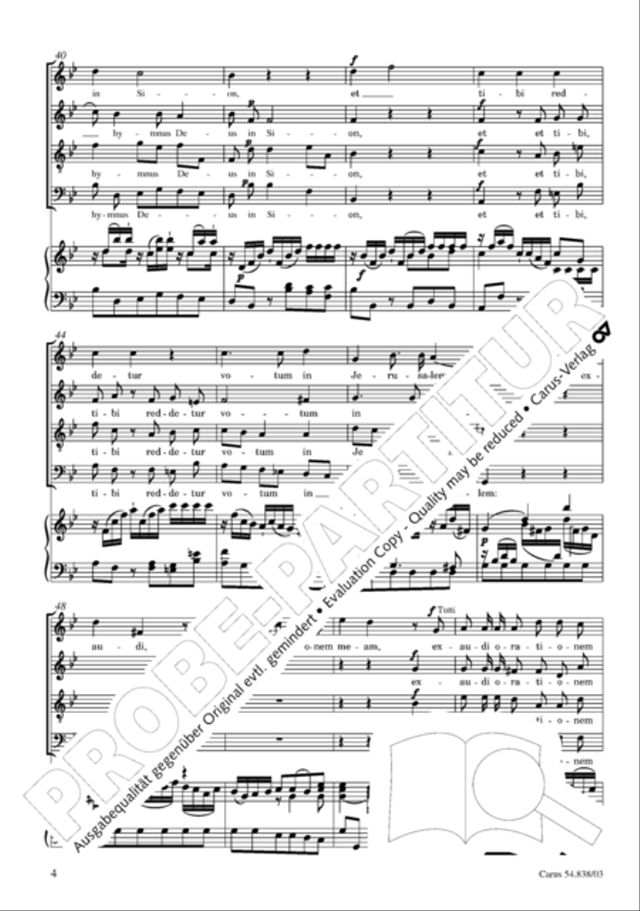 Requiem in B 4-Part scores gallery preview page 9